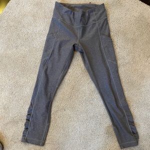 grey LULULEMON leggings with details
